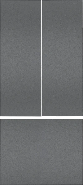 Gaggenau RVA428922 — Комплект панелей из тёмной нержавеющей стали без ручек